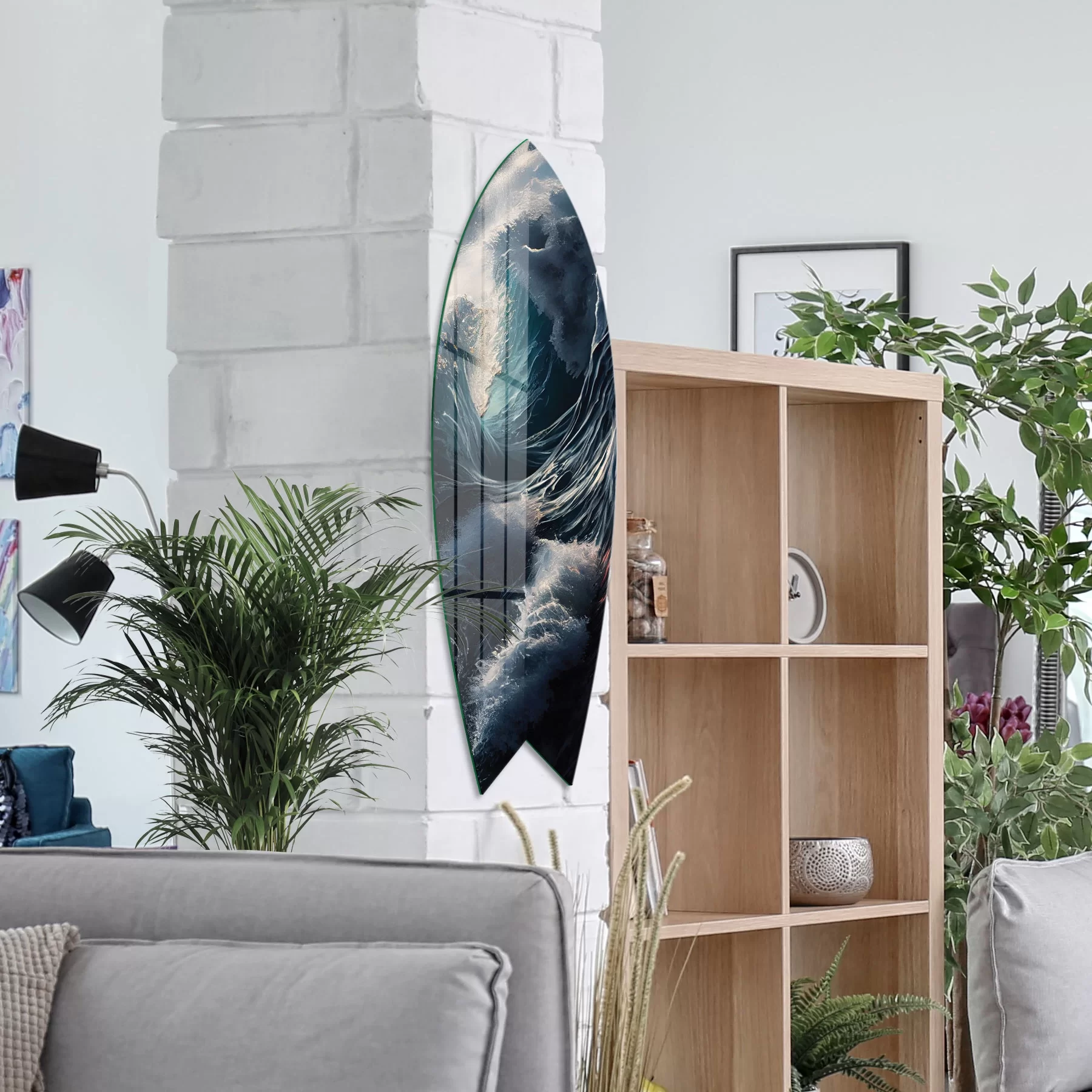 Picture of Decovetro ST 4121 Dekoratif Cam Sörf Tahtası 33x100 Cm