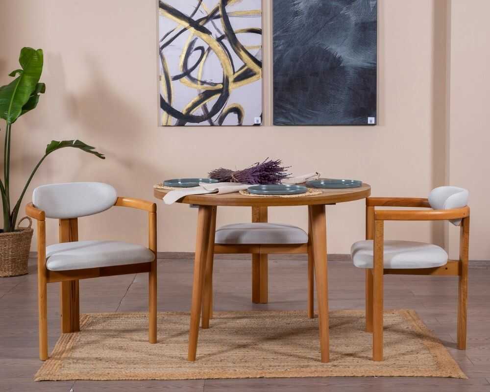Picture of Cheri Yuvarlak Masa Takımı 105 cm Çap