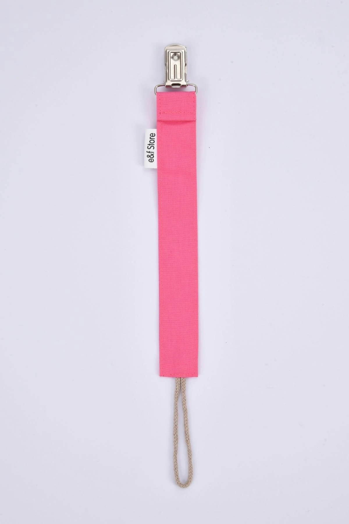 Picture of İkinci Şans - Pamuk Kumaşlı Emzik Zinciri – Fuşya