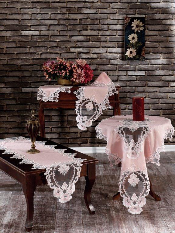 Picture of Rana Keten Salon Takımı 5 Parça Bej