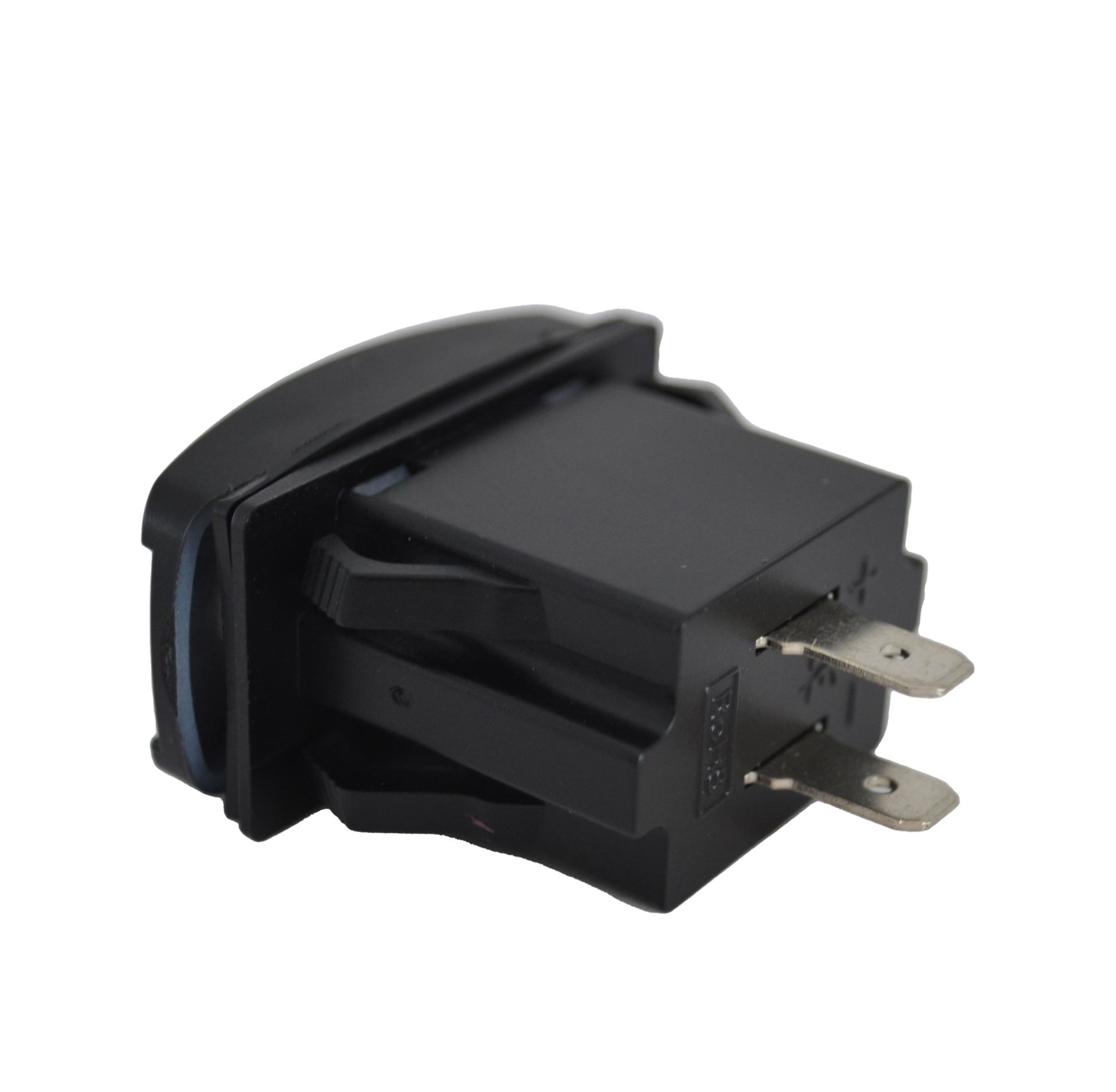 Picture of 12V 24V DC USB 3,1A Şarj Port Dikdörtgen Mavi Işık MT-UM03