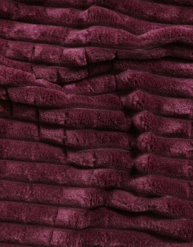 Picture of Merinos Modern Line 3 Parça Çift Kişilik Battaniye Seti Kutulu 220x240 Cherry