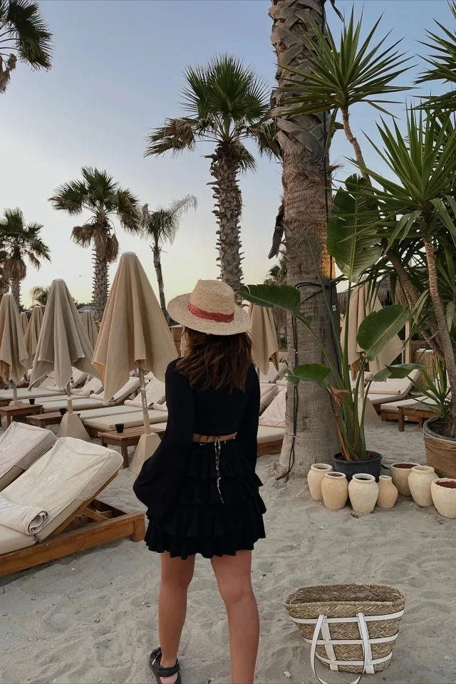 Picture of White Layered Mini Skirt