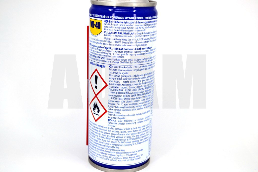Picture of WD40 Çok Amaçlı Yağlayıcı Koruyucu 200ML Sprey SKT:Mart 2029