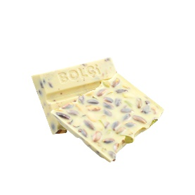 Picture of BROKEN WHITECHOCOLATE WITH WHOLE PISTACHIO 3Kg