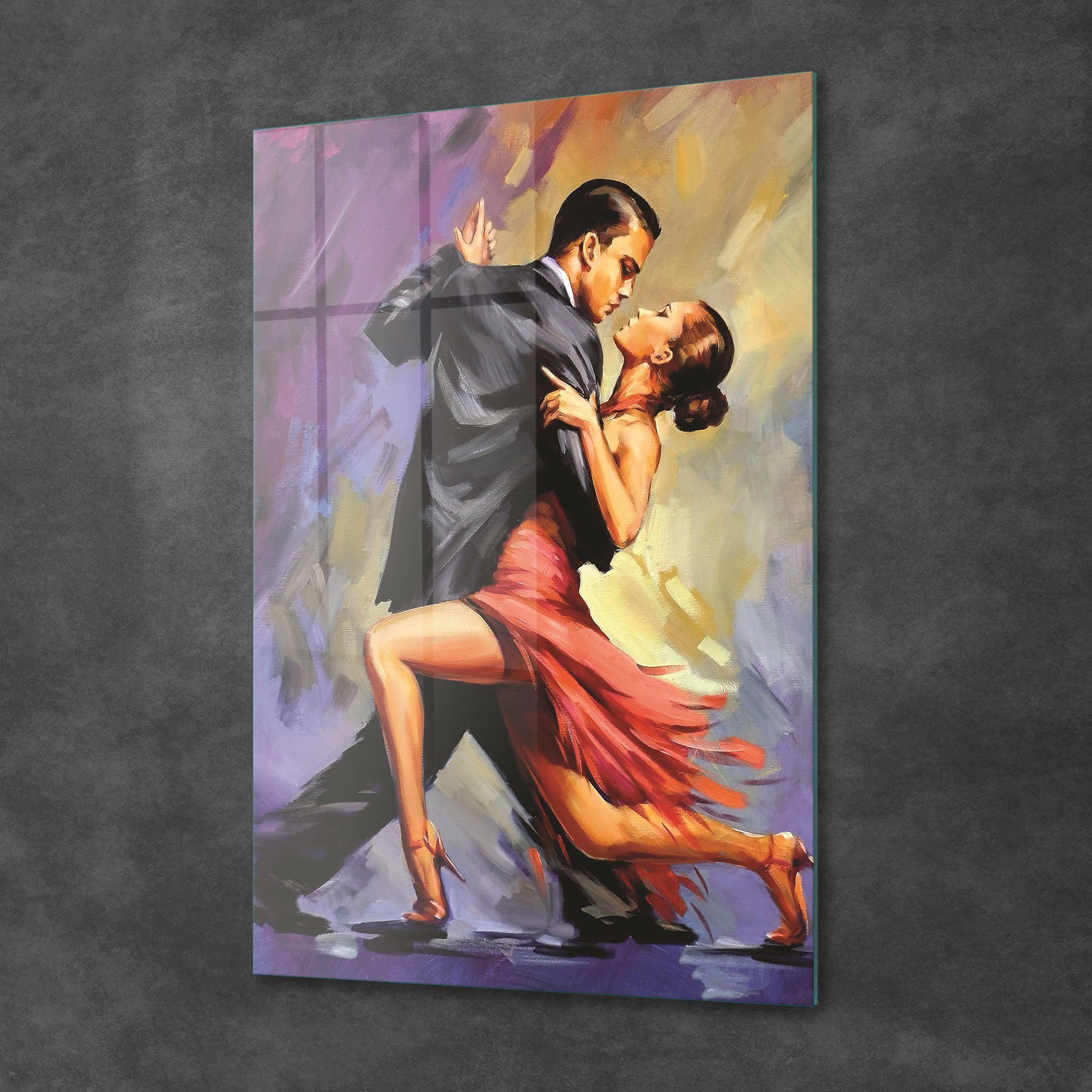Picture of Decovetro Tango Dans Temalı Cam Tablo 50x70 cm