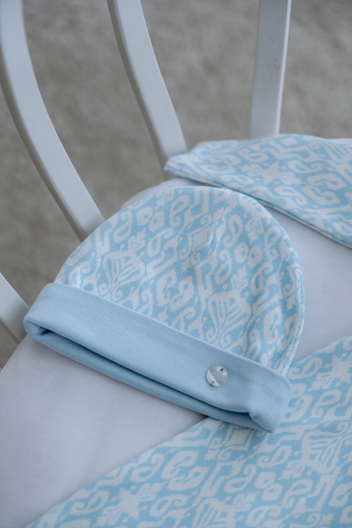 Picture of Yenidoğan Şapka - İkat / Mavi