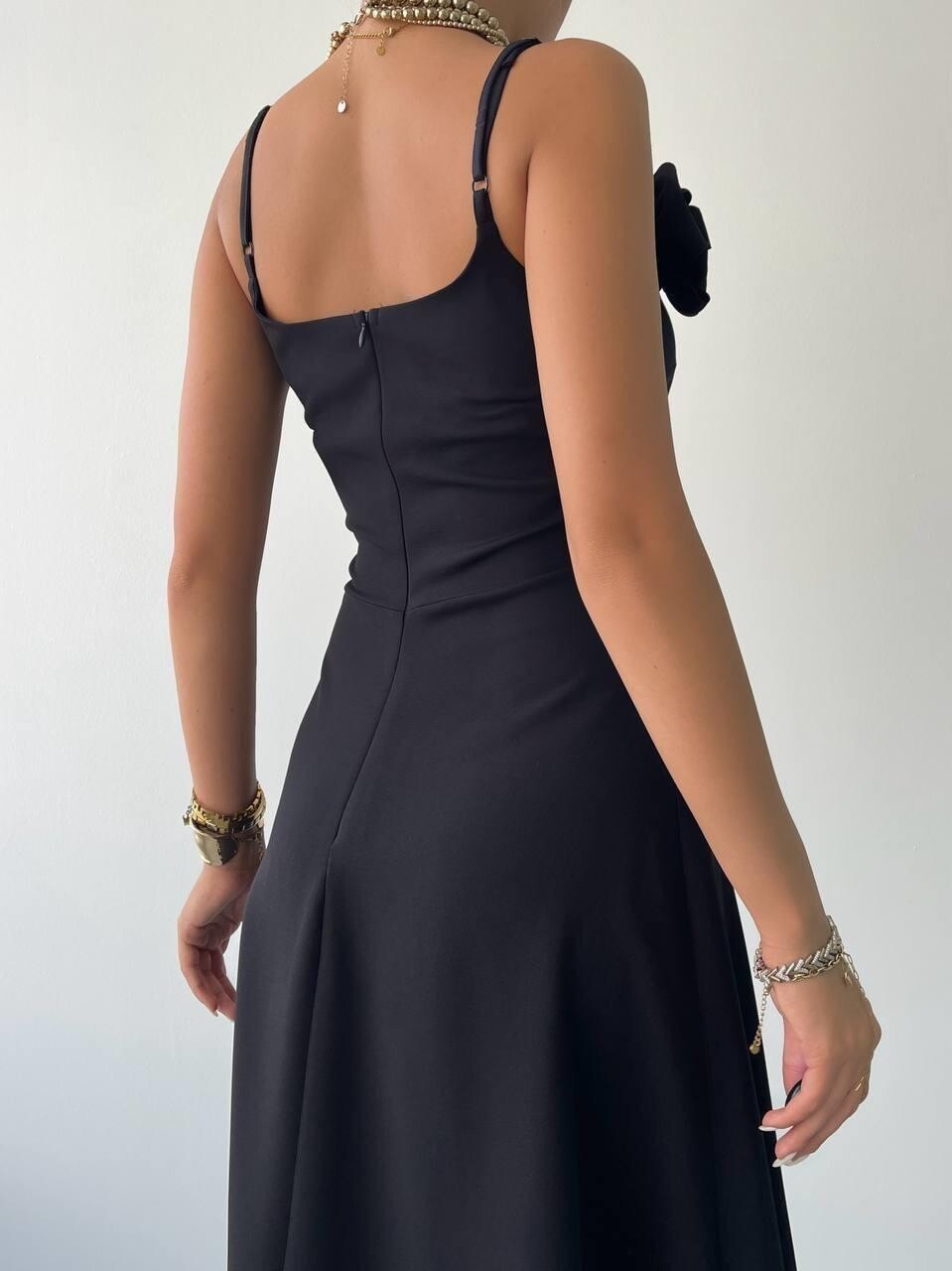 Picture of Matilda Gül İp Askılı Elbise