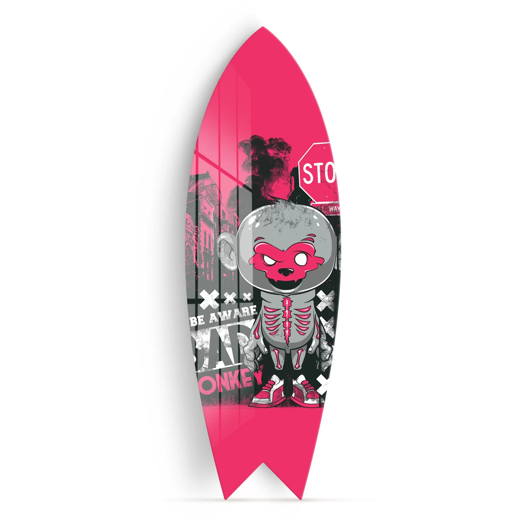 Picture of Decovetro ST 4052 Dekoratif Cam Sörf Tahtası 33x100 Cm