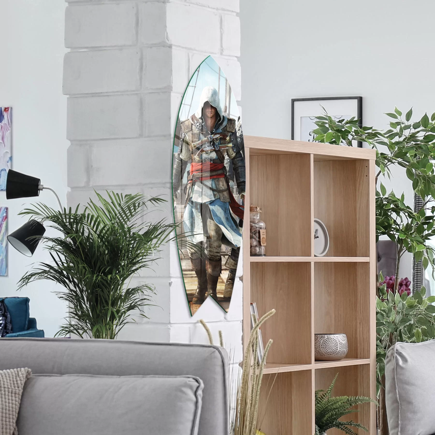 Picture of Decovetro ST 4106 Dekoratif Cam Sörf Tahtası 33x100 Cm