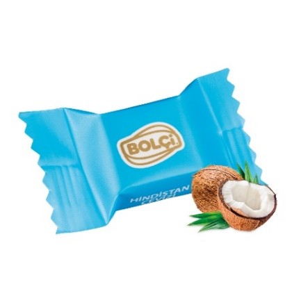 Picture of COCONUT FILL.MILK CHOC.FANCY CUBE (LIGHT BLUE) 500g
