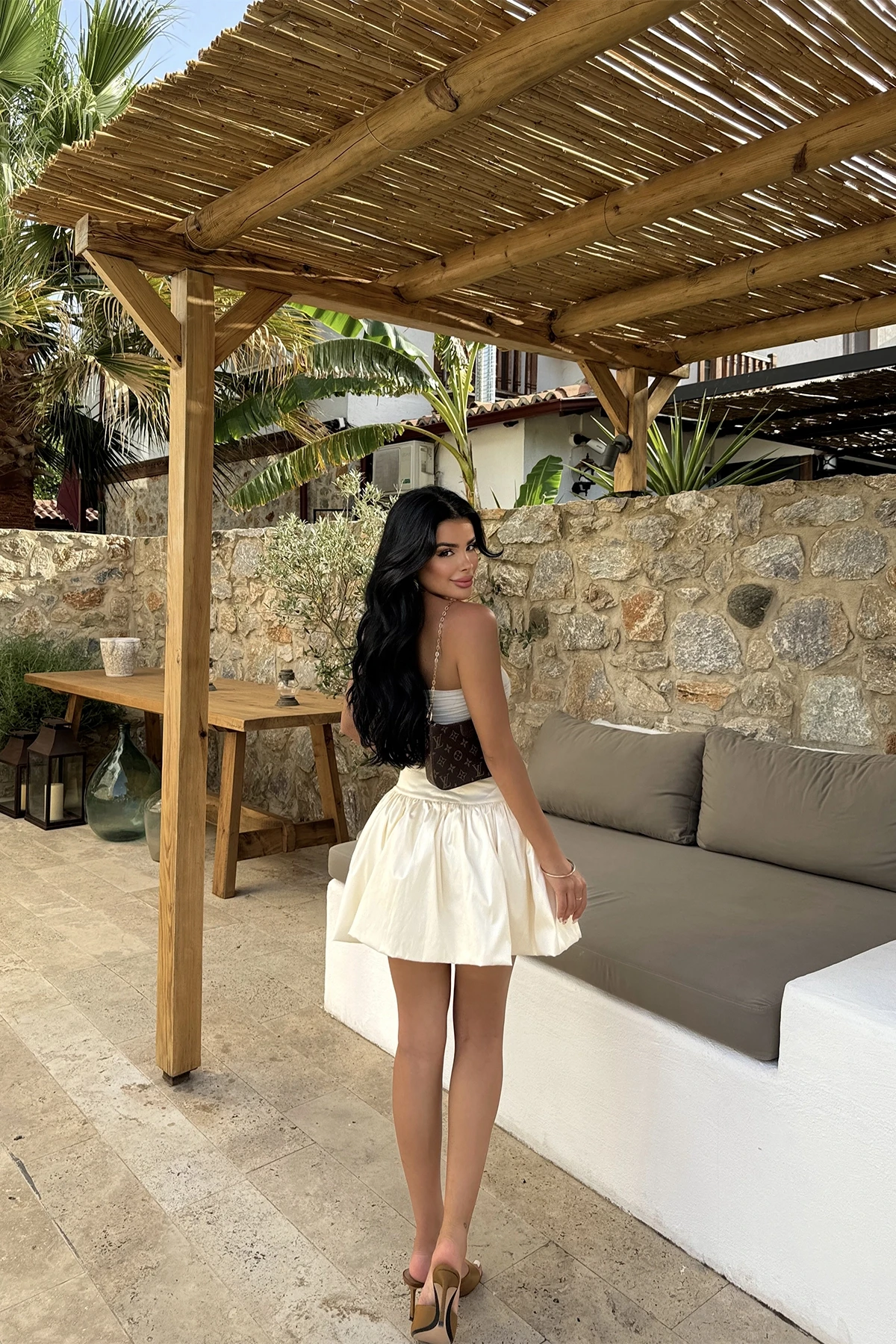 Picture of Cream Molly Balloon Skirt