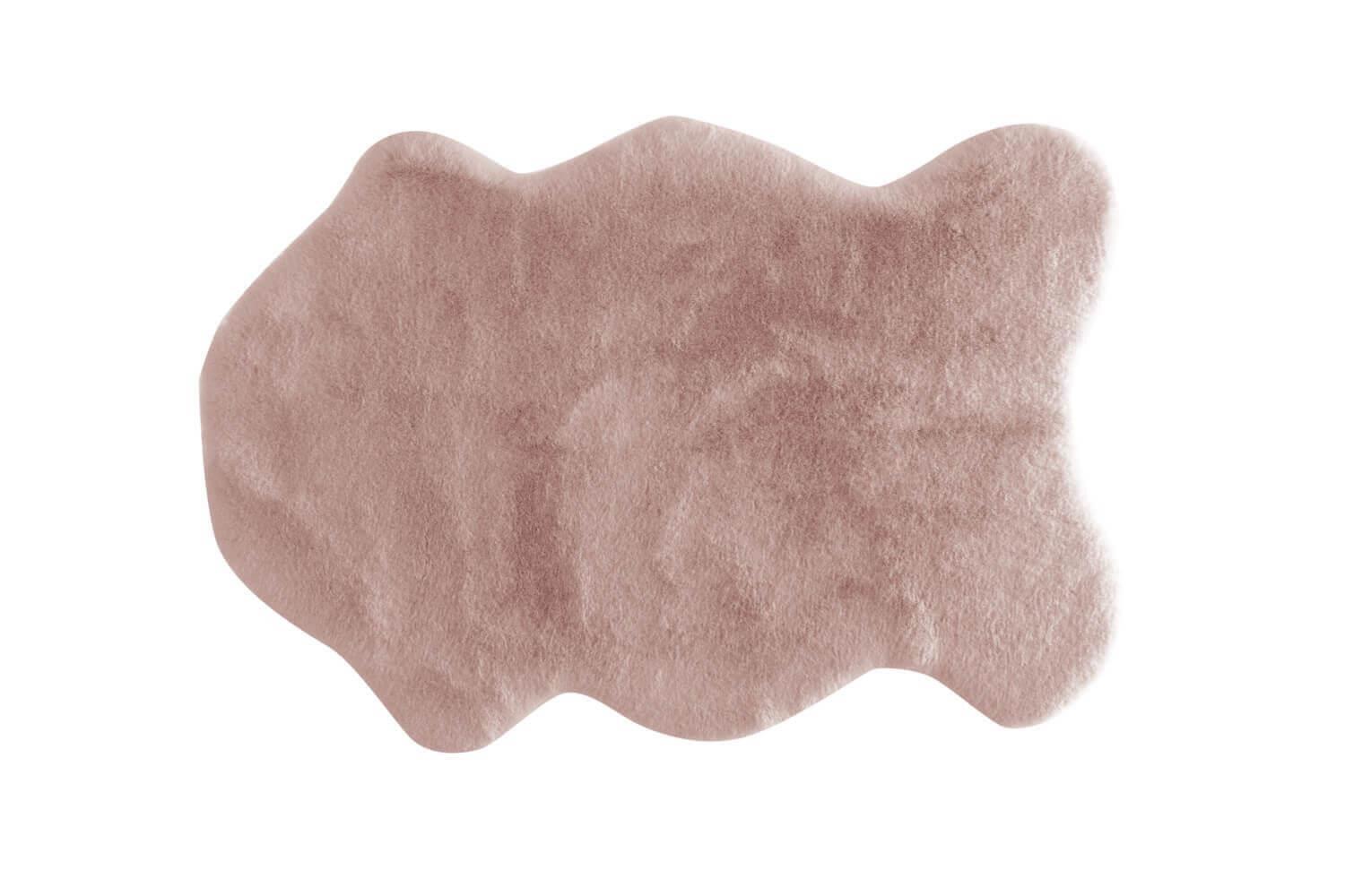 Picture of Jassrug Tavşan Tüyü Kürk Post Halı 100x140 Pudra