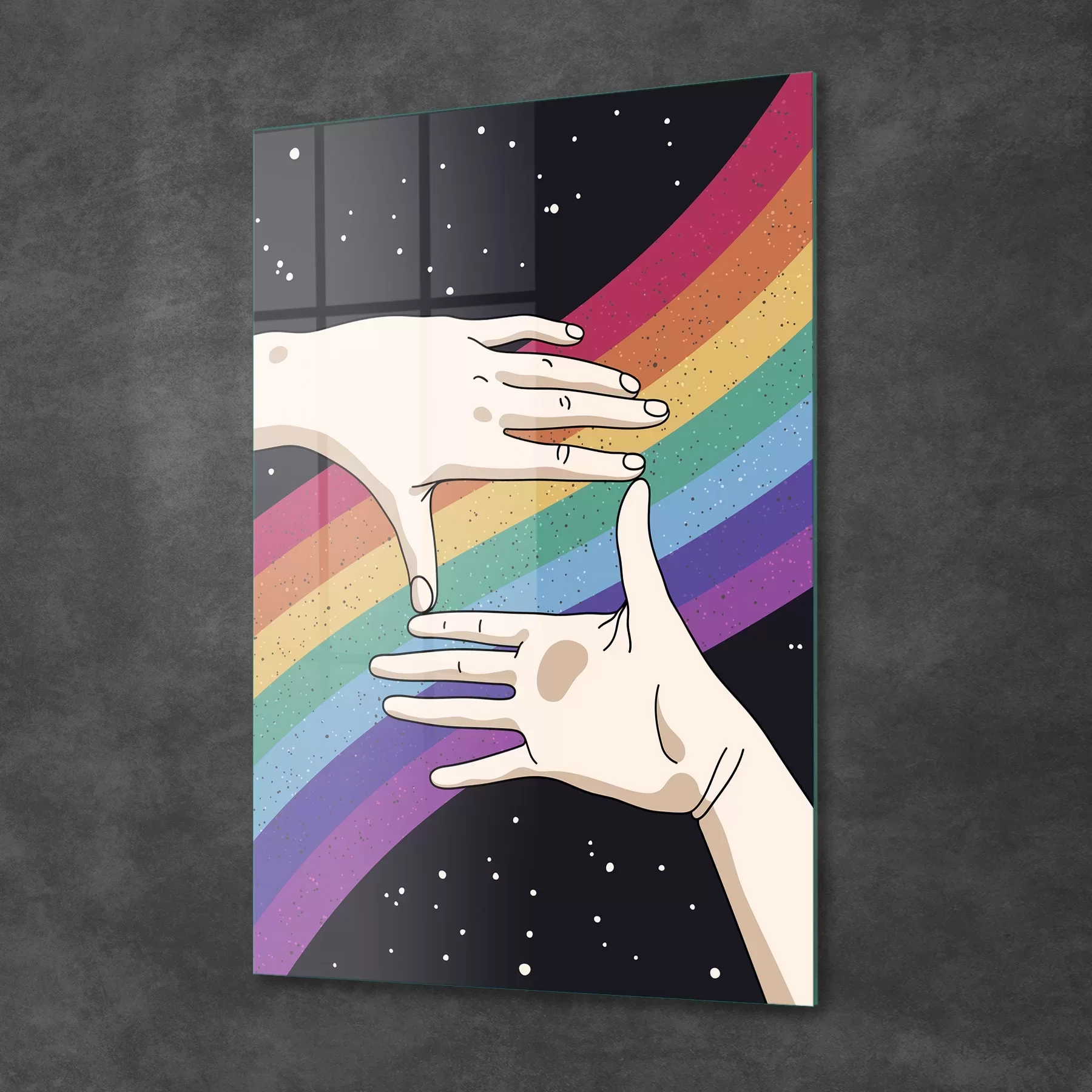 Picture of Decovetro Cam Tablo LGBT Photo 30x40 cm