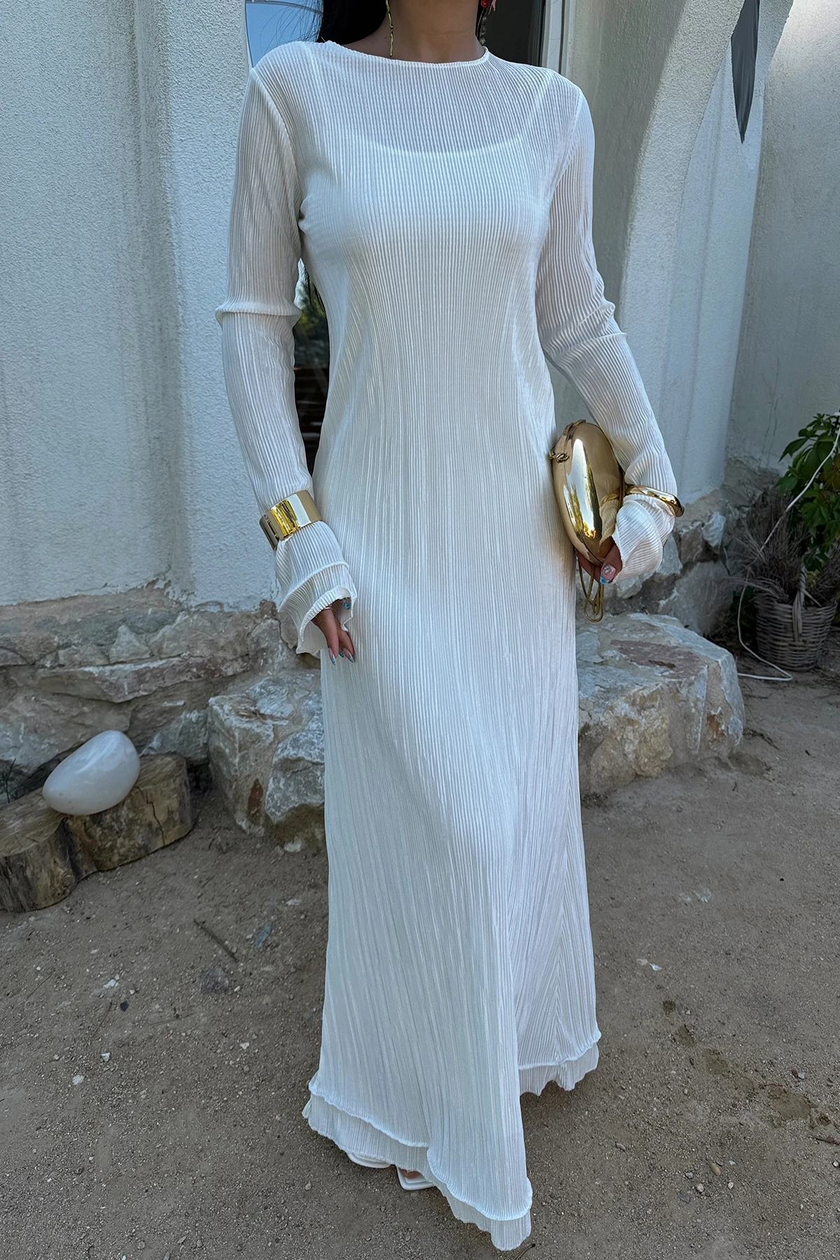 Picture of White Long Dress