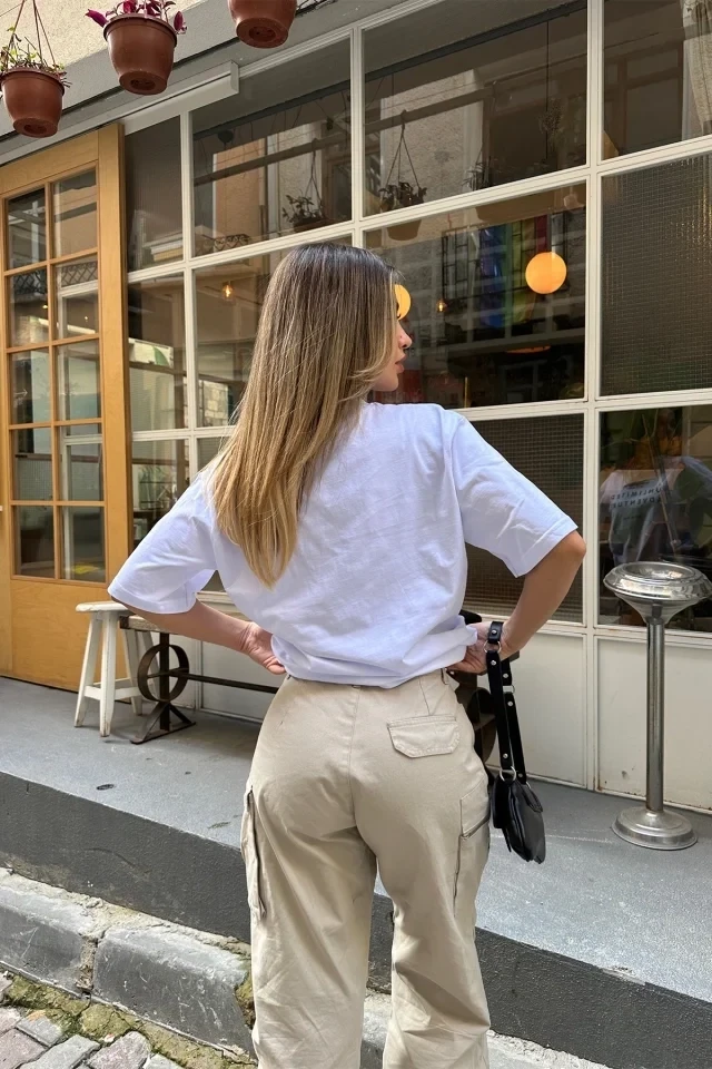 Picture of White Unlimited Adventure Written T -shirt