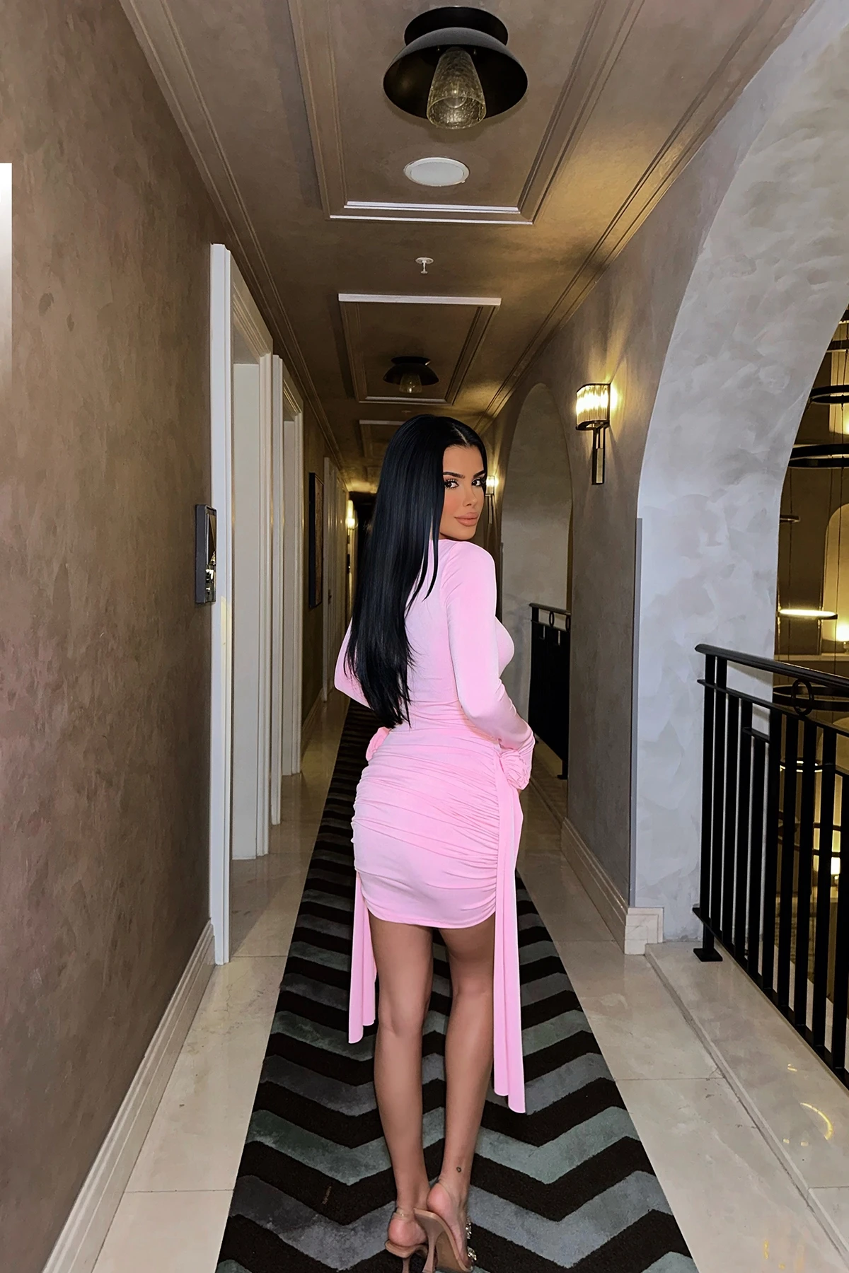 Picture of Pink design dress