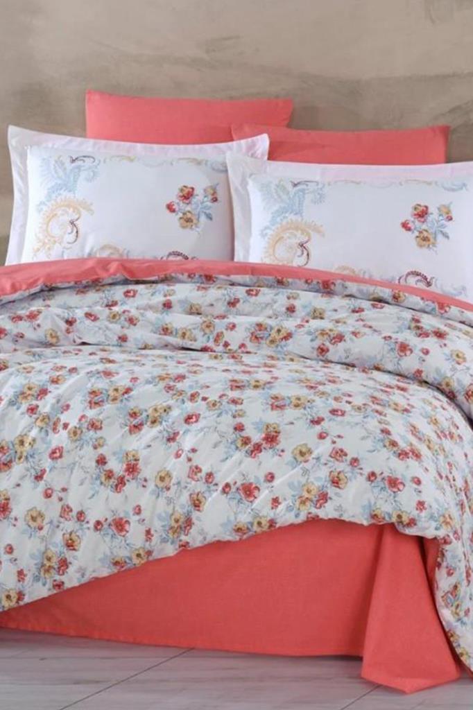 Picture of Gloria Çift Kişilik Ranforce Nevresim Takımı Kırmızı