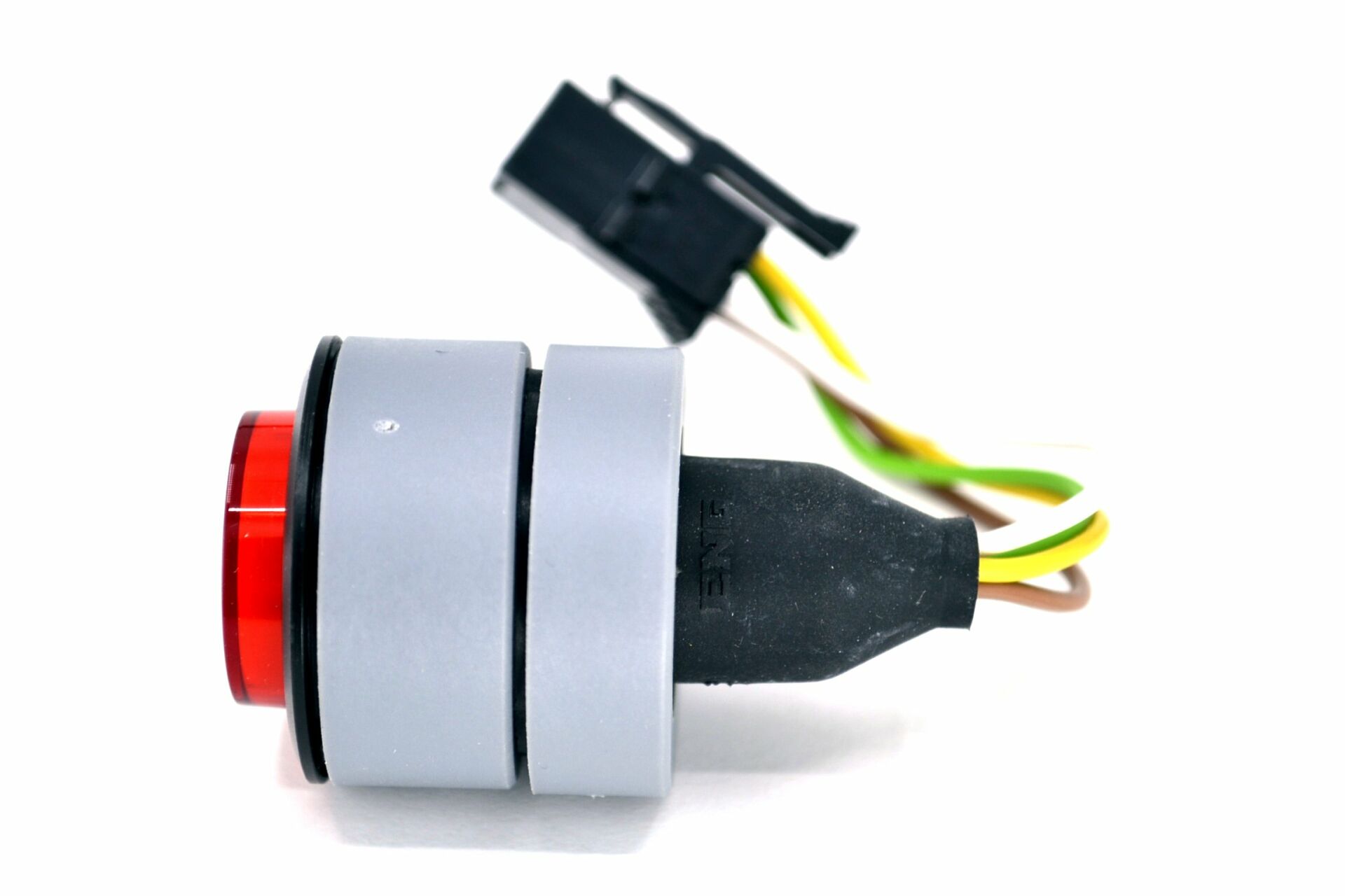 Picture of 24V Otobüs Kapı Açma Butonu Kırmızı Işıklı Çıkıntılı Düğme