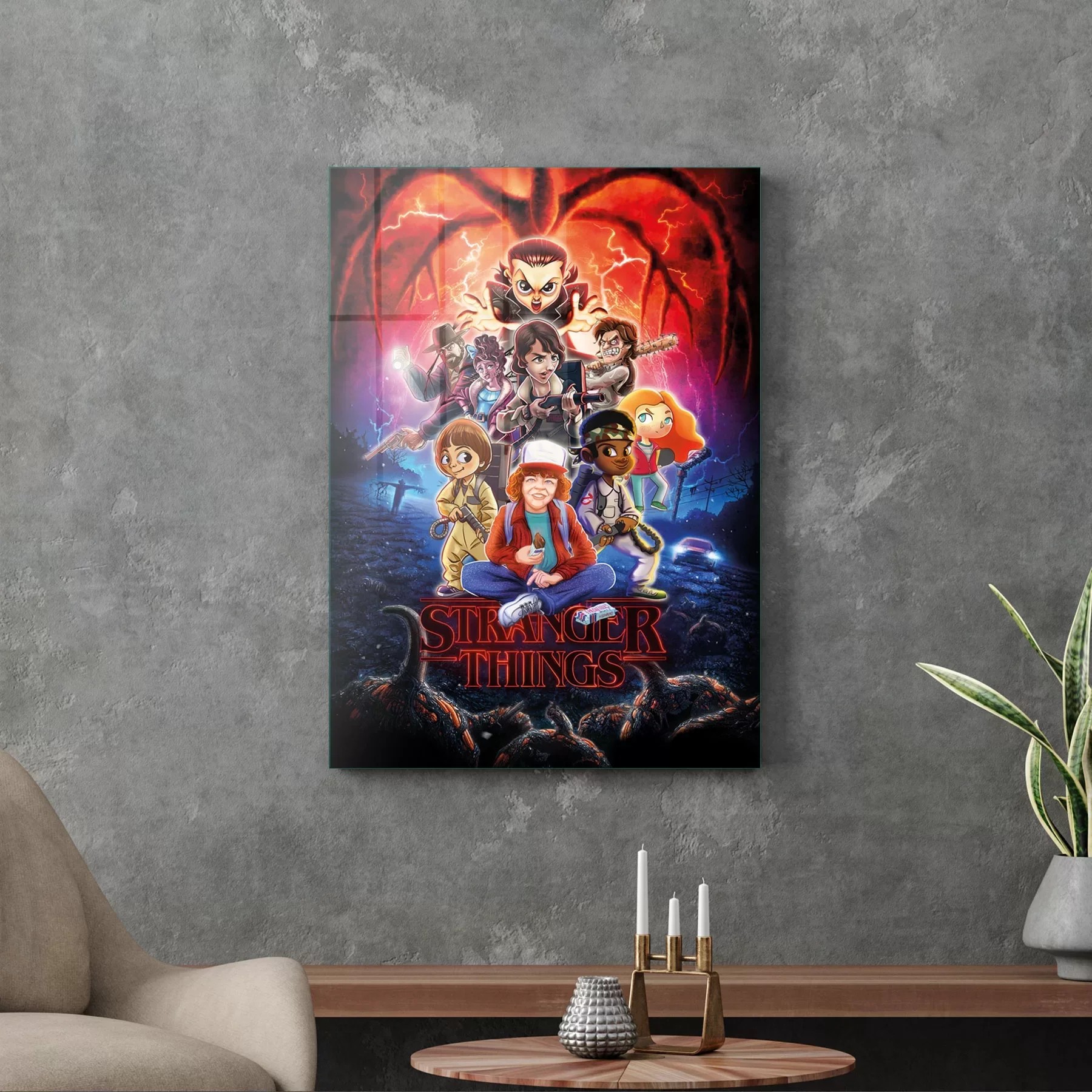 Picture of Decovetro Cam Tablo Stranger Things 50x70 cm