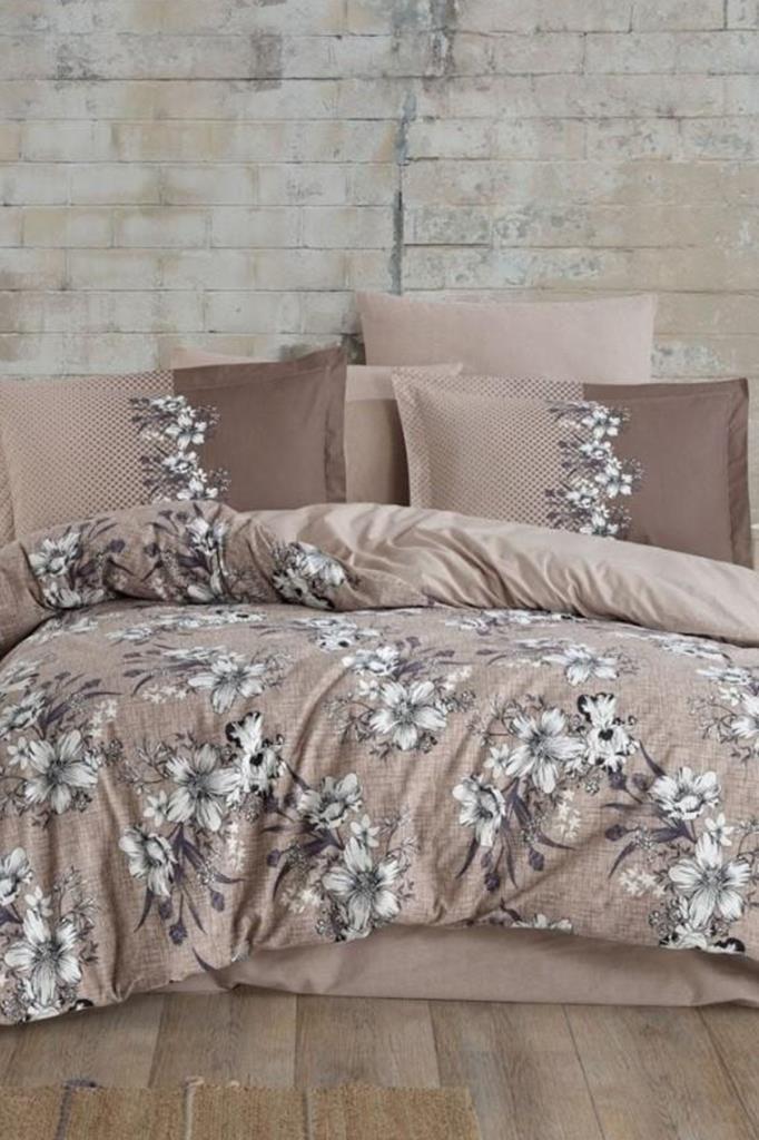 Picture of Elvira Çift Kişilik Ranforce Nevresim Takımı Kahve