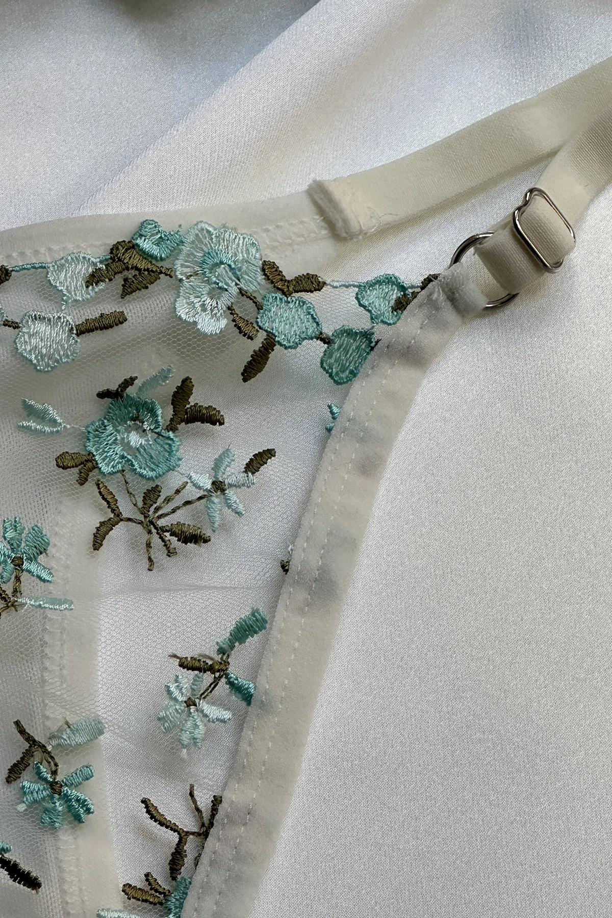 Picture of Blue Lace Detailed Underwear