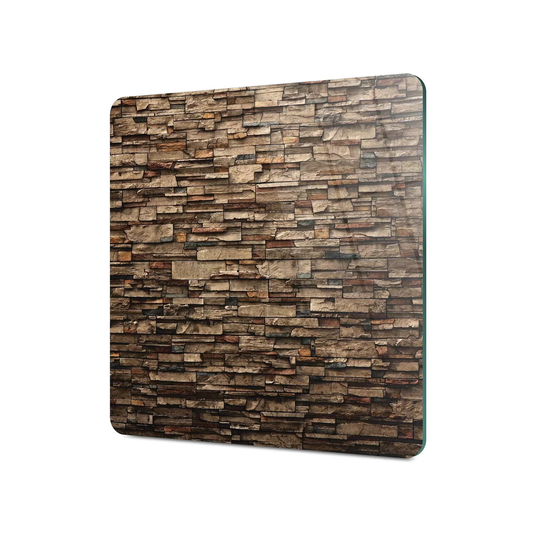 Picture of Decovetro Cam Kesme Tahtası ve Sunumluk Kare Dekoratif Taş desenli 30x30 Cm