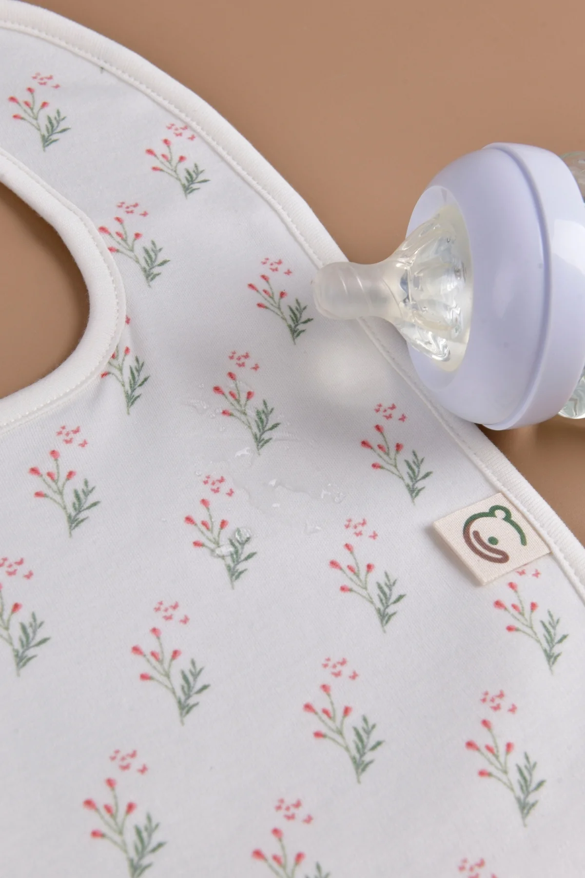 Picture of Sıvı Geçirmez  Mama Önlüğü - Çiçek Buketi