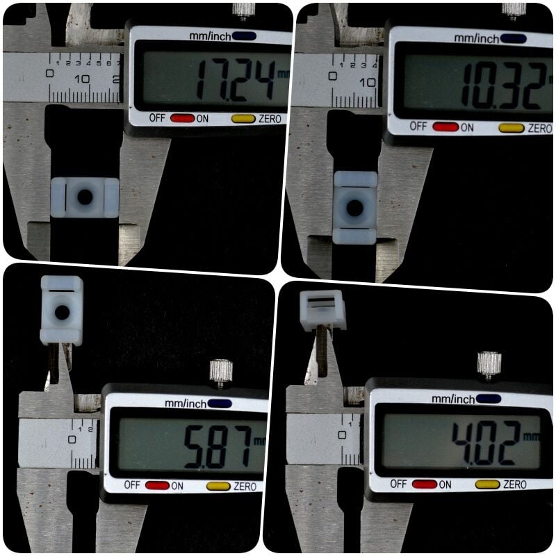 Picture of 250 Adet Vidalı Kroşe M4 Delik Kablo Bağı Genişliği 4,8mm'e Kadar MT-VK1