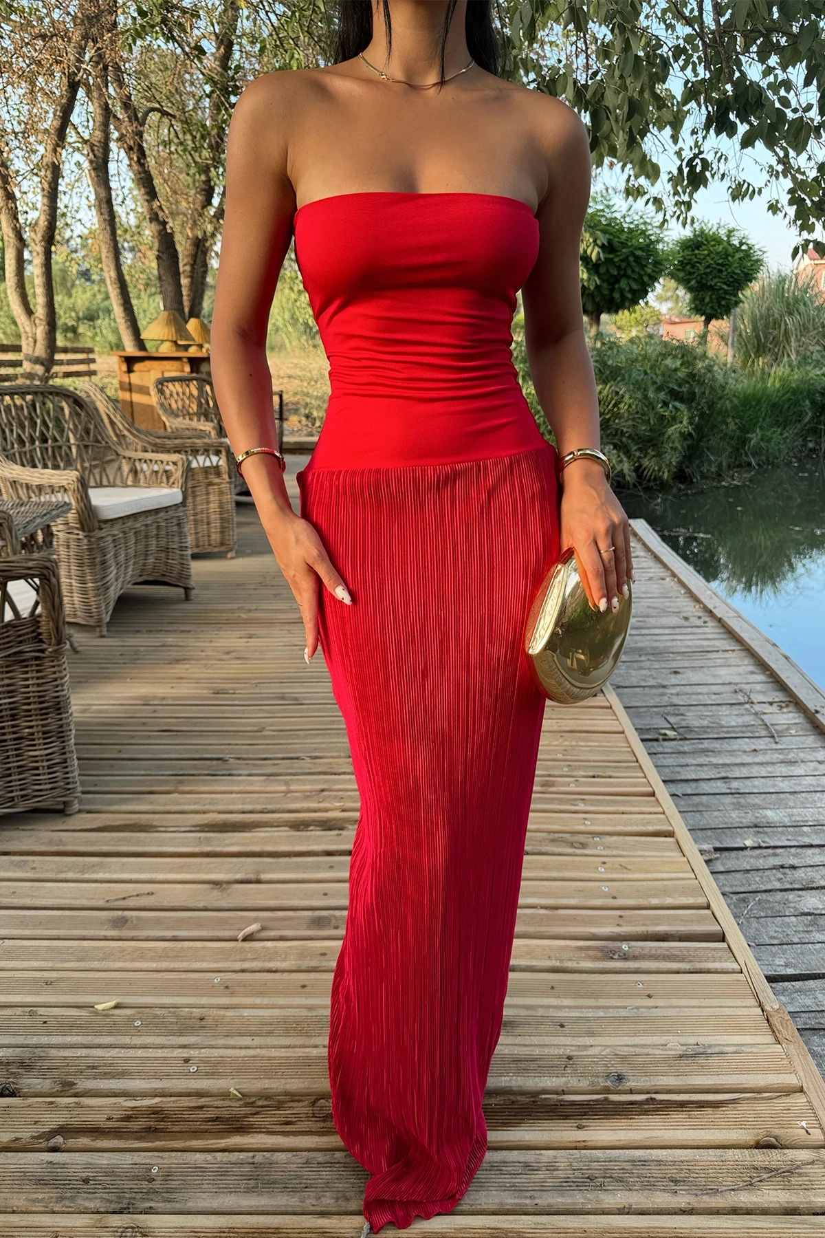 Picture of Red Samantha Maxi Dress