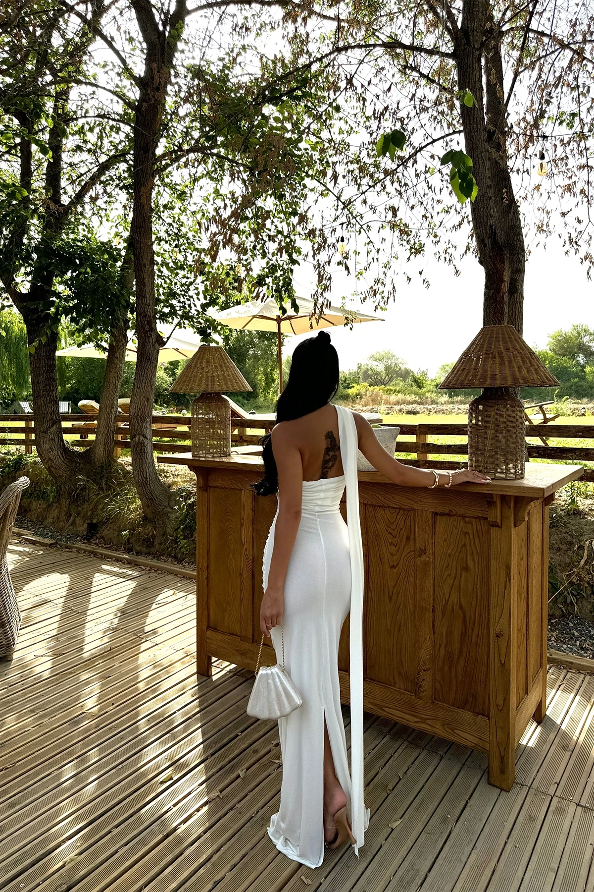 Picture of White Coraline Tie Dress