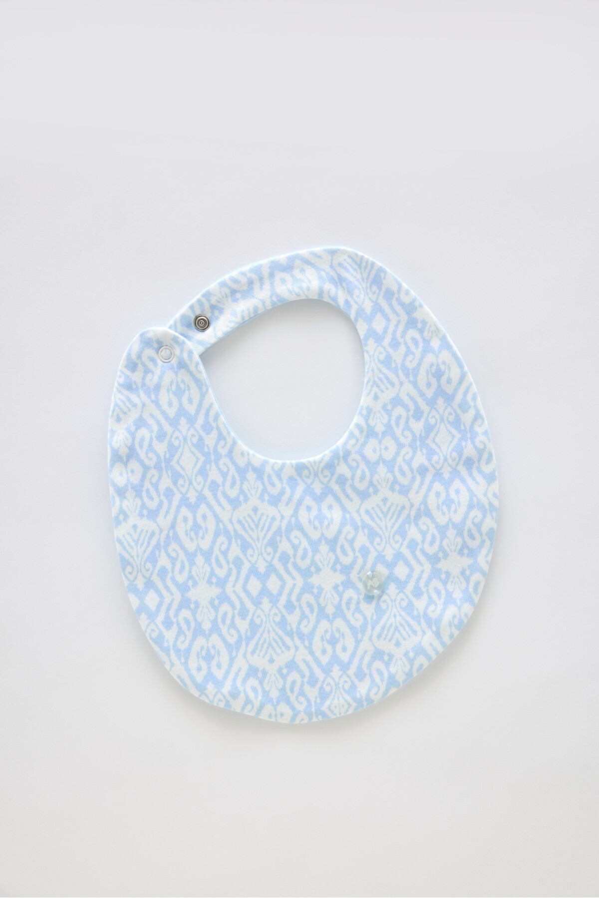 Picture of Yenidoğan Önlük & Şapka Seti - İkat / Mavi