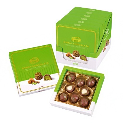 Picture of PISTACHIO KADAYIF FILLED MILK CHOCOLATE 96g
