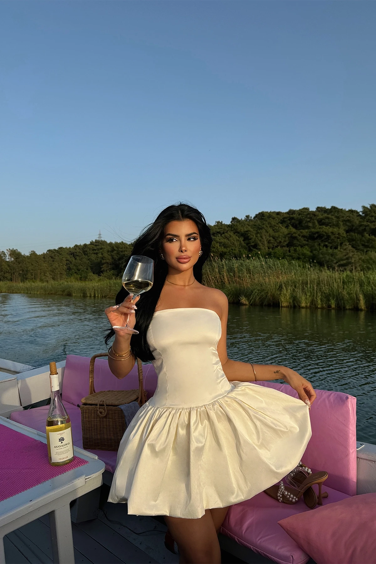 Picture of Madie Strapless Balloon Dress