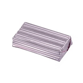 Picture of RECTANGLE - GIANDUJA FILLED MILK CHOCOLATE PINK 1,5Kg