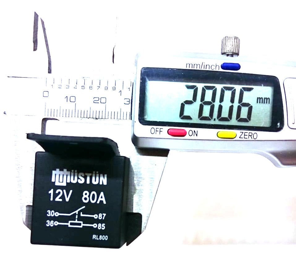 Picture of Mini Röle 12V 80A Güç Rölesi 4 Fişli Rl800