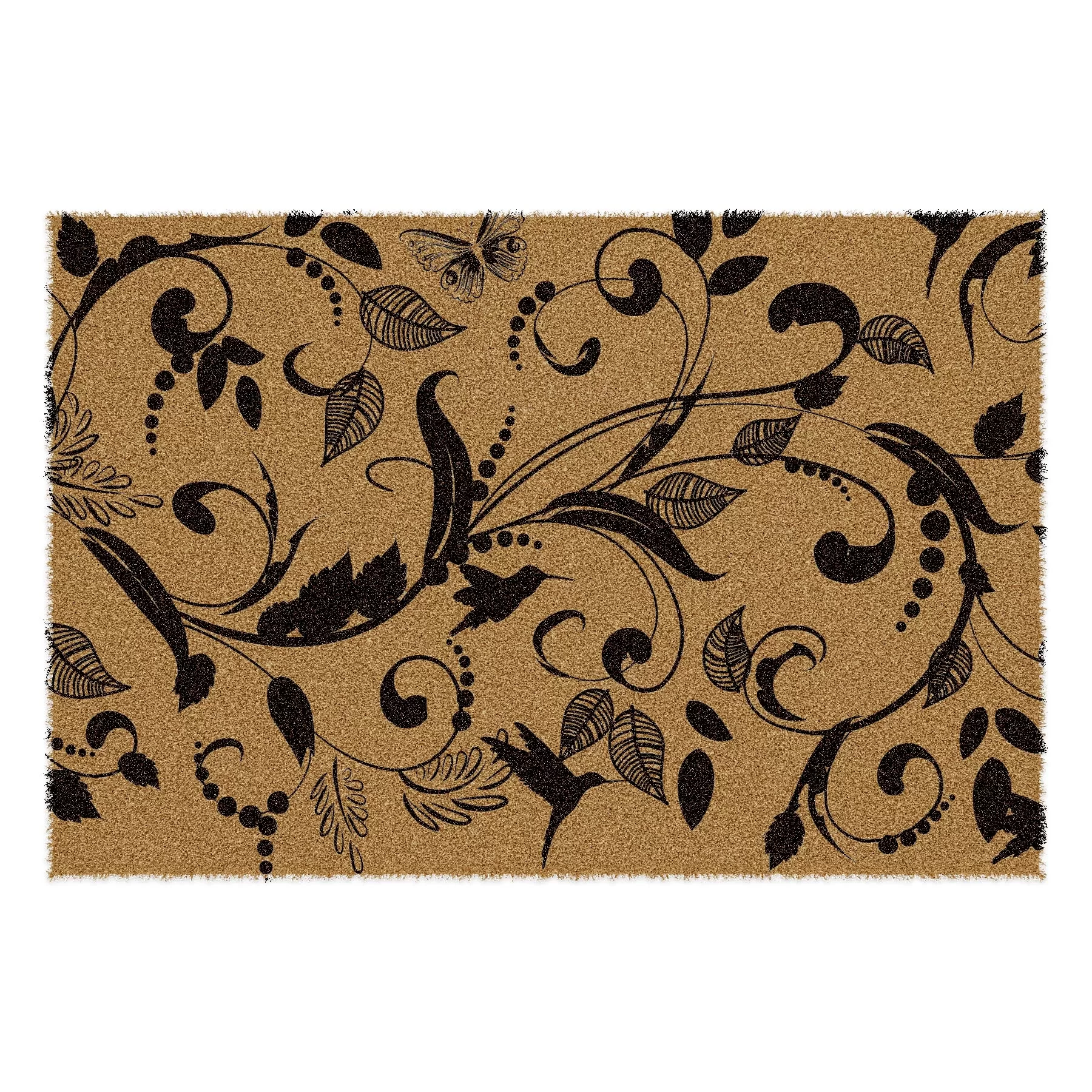 Picture of Decovetro Paspas Sarmaşık Desenli Kapı Önü Paspası40 x 60 Cm