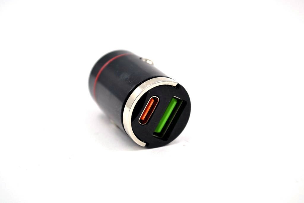 Picture of 12V 24V USB Type-C Mini Oto Çakmak Telefon Şarj Cihazı Aşırı Şarj Korumalı