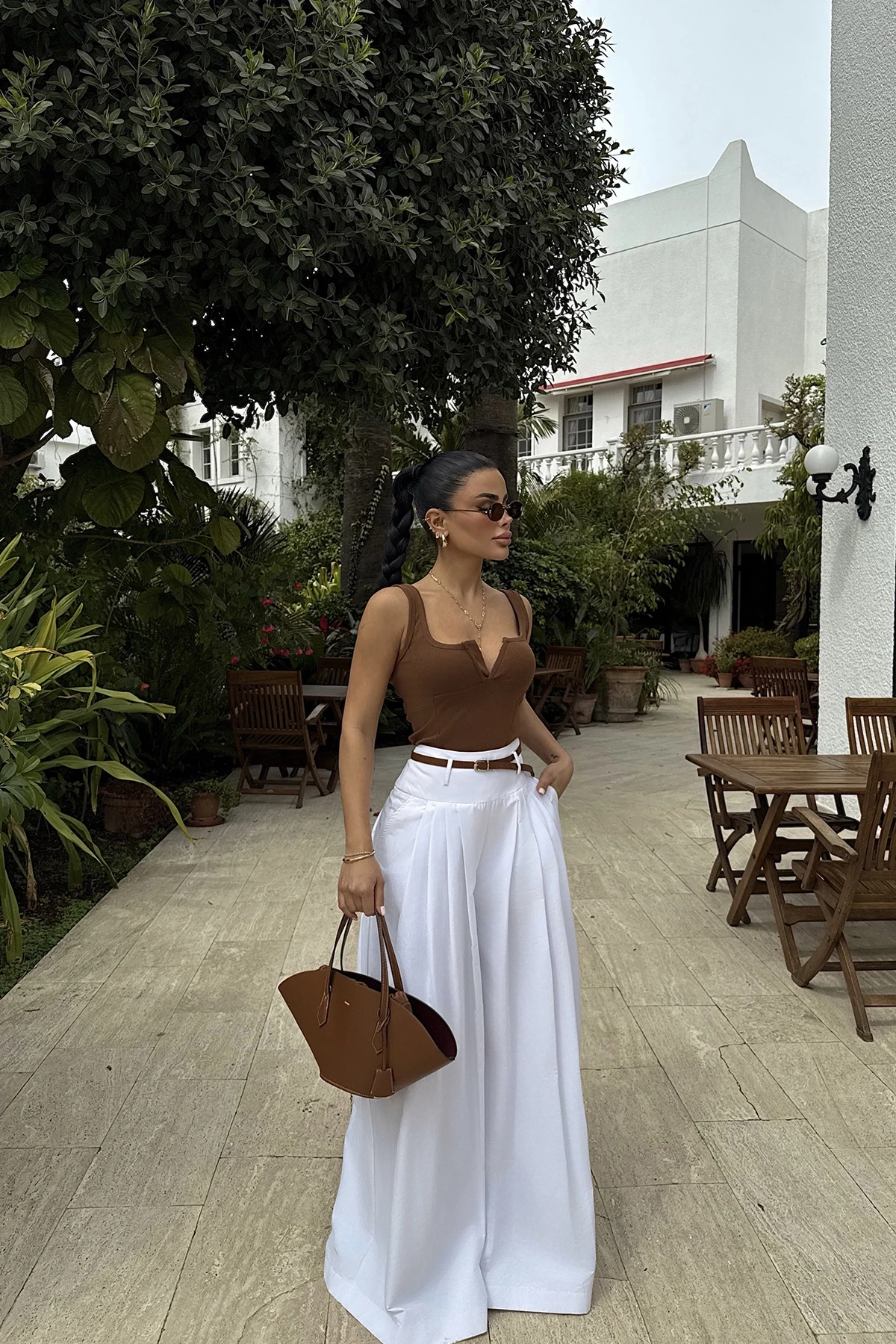 Picture of White Merian Trousers