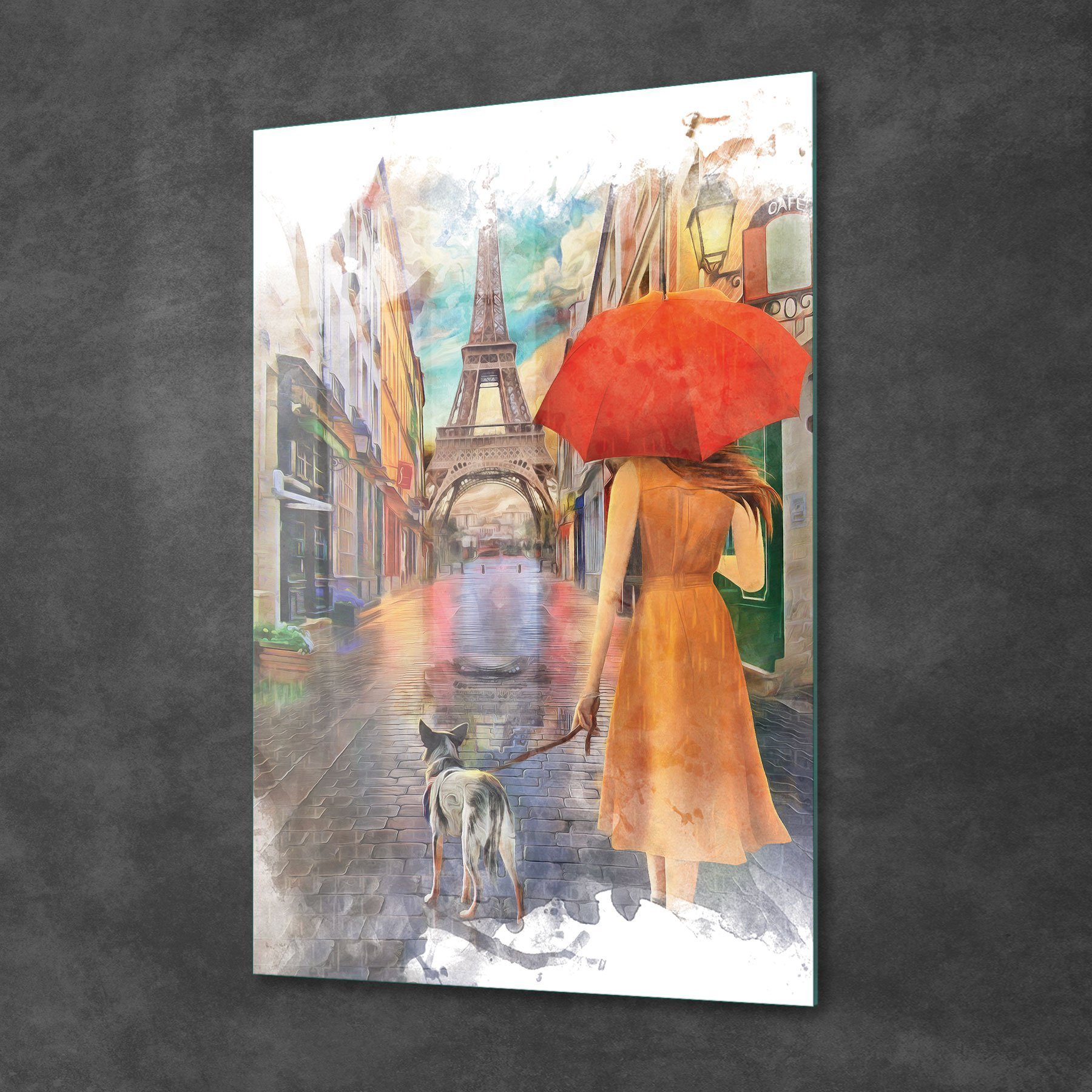 Picture of Decovetro Cam Tablo Yağlı Boya Paris 70x100 cm