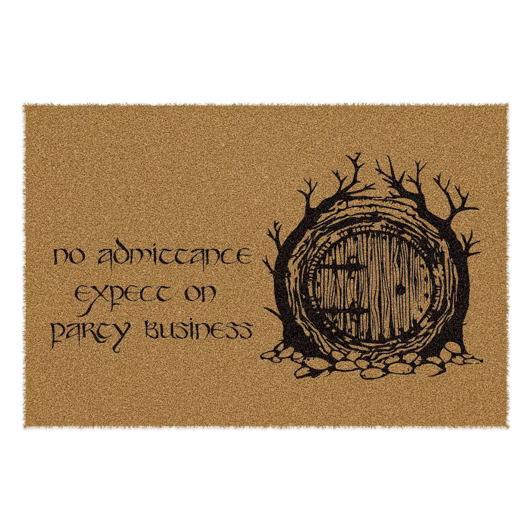 Picture of Decovetro Paspas Yüzüklerin Efendisi Hobbit Door Desenli40 x 60 Cm