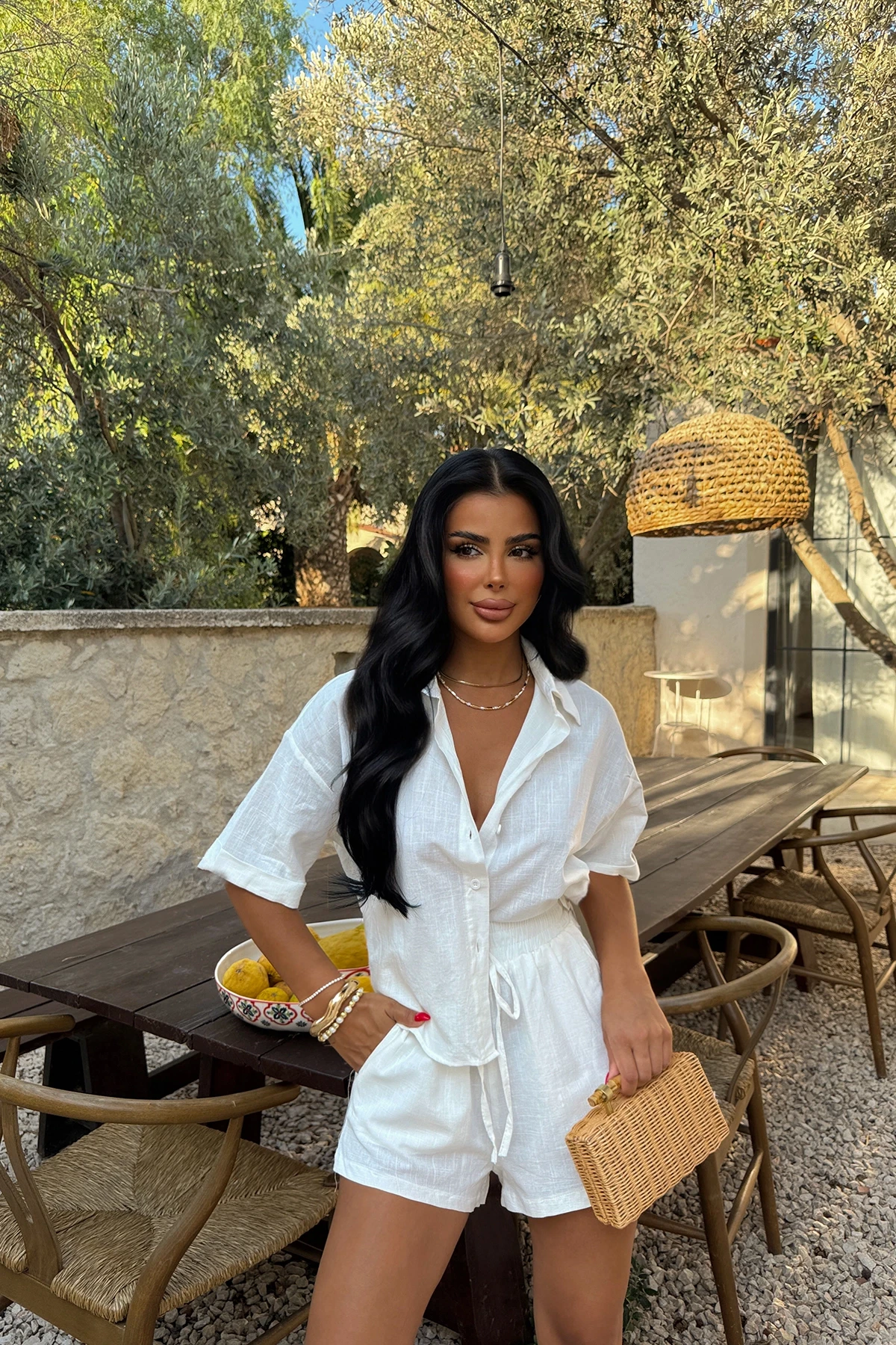 Picture of White Shirt Suit