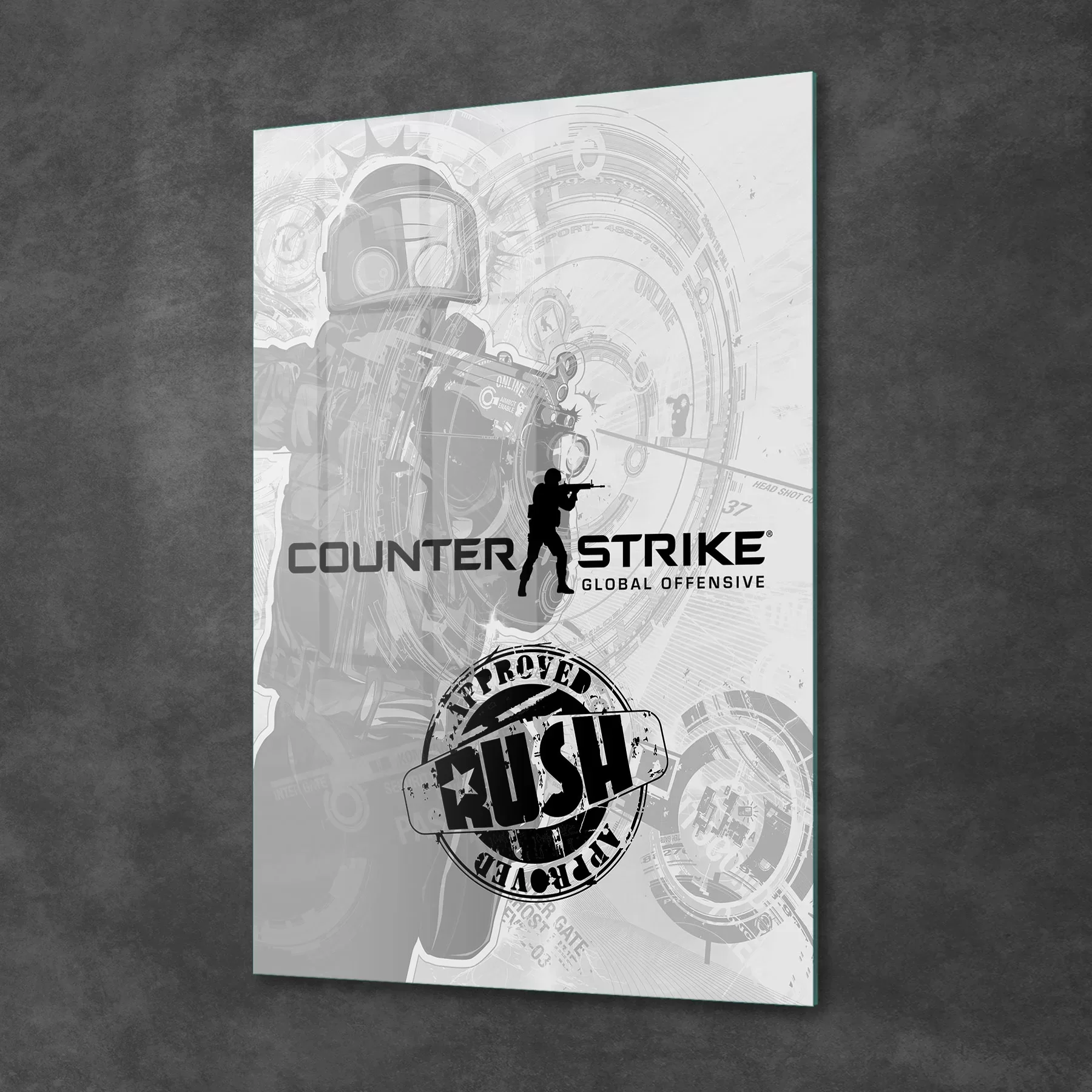 Picture of Decovetro Cam Tablo Counter Strike 70x100 cm