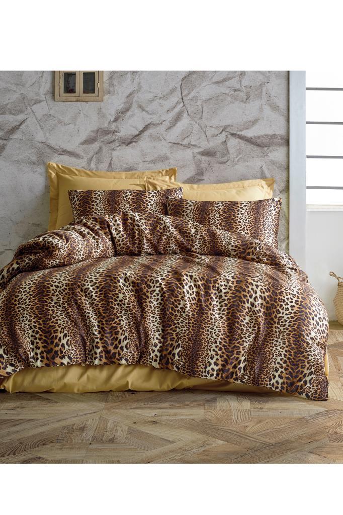 Picture of Çeyiz Diyarı Heri Çift Kişilik Nevresim Takımı Kahverengi