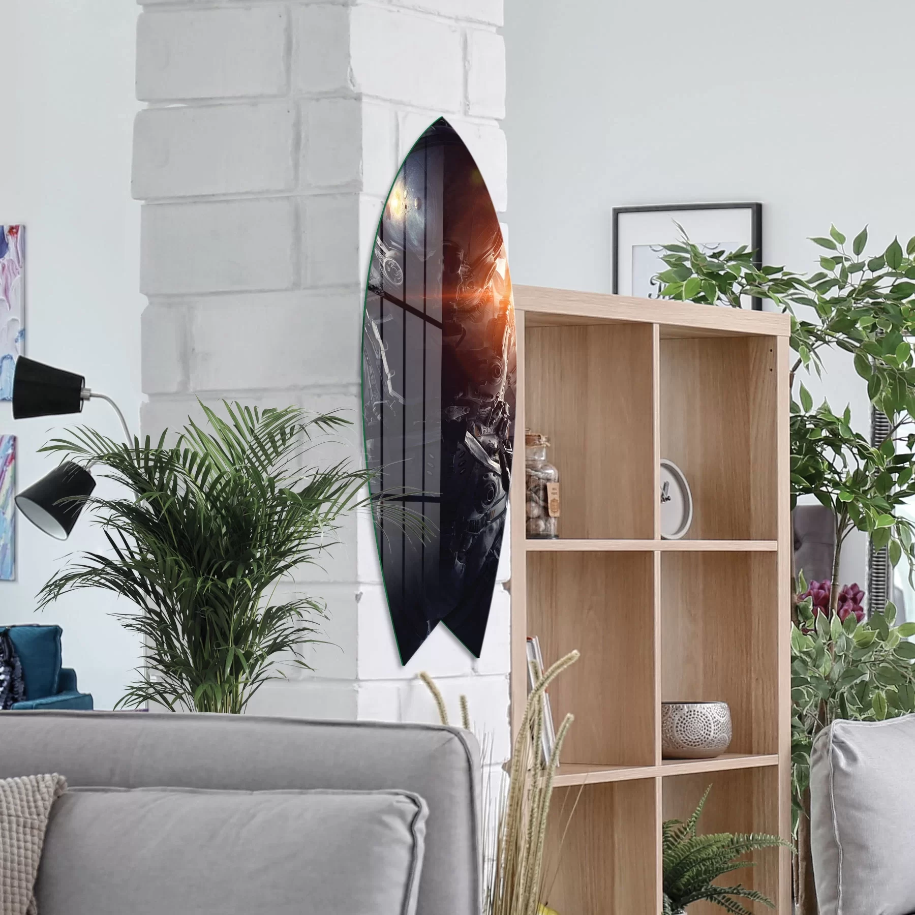 Picture of Decovetro ST 4108 Dekoratif Cam Sörf Tahtası 33x100 Cm