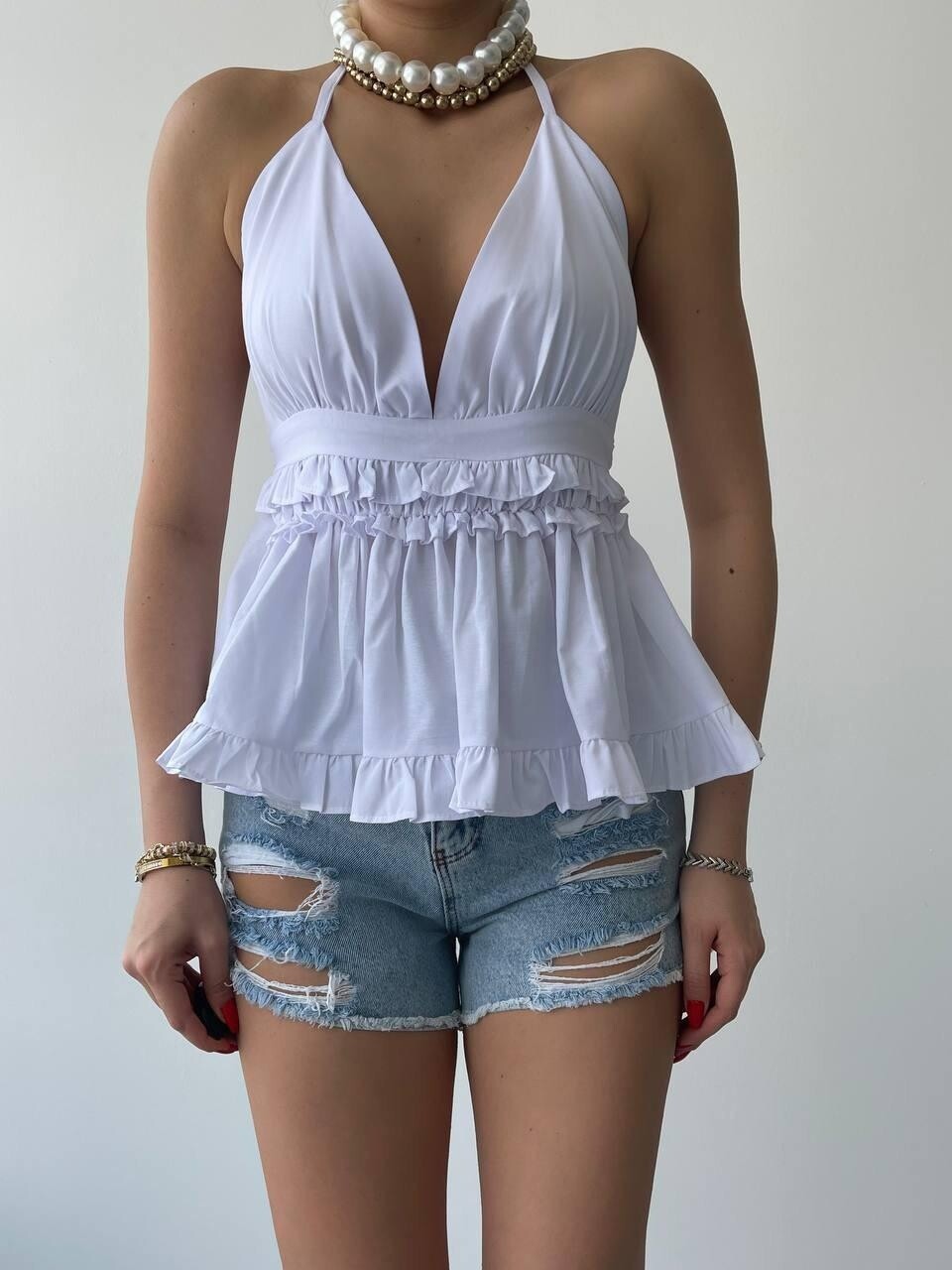 Picture of Agnes Sırt Detay Bluz