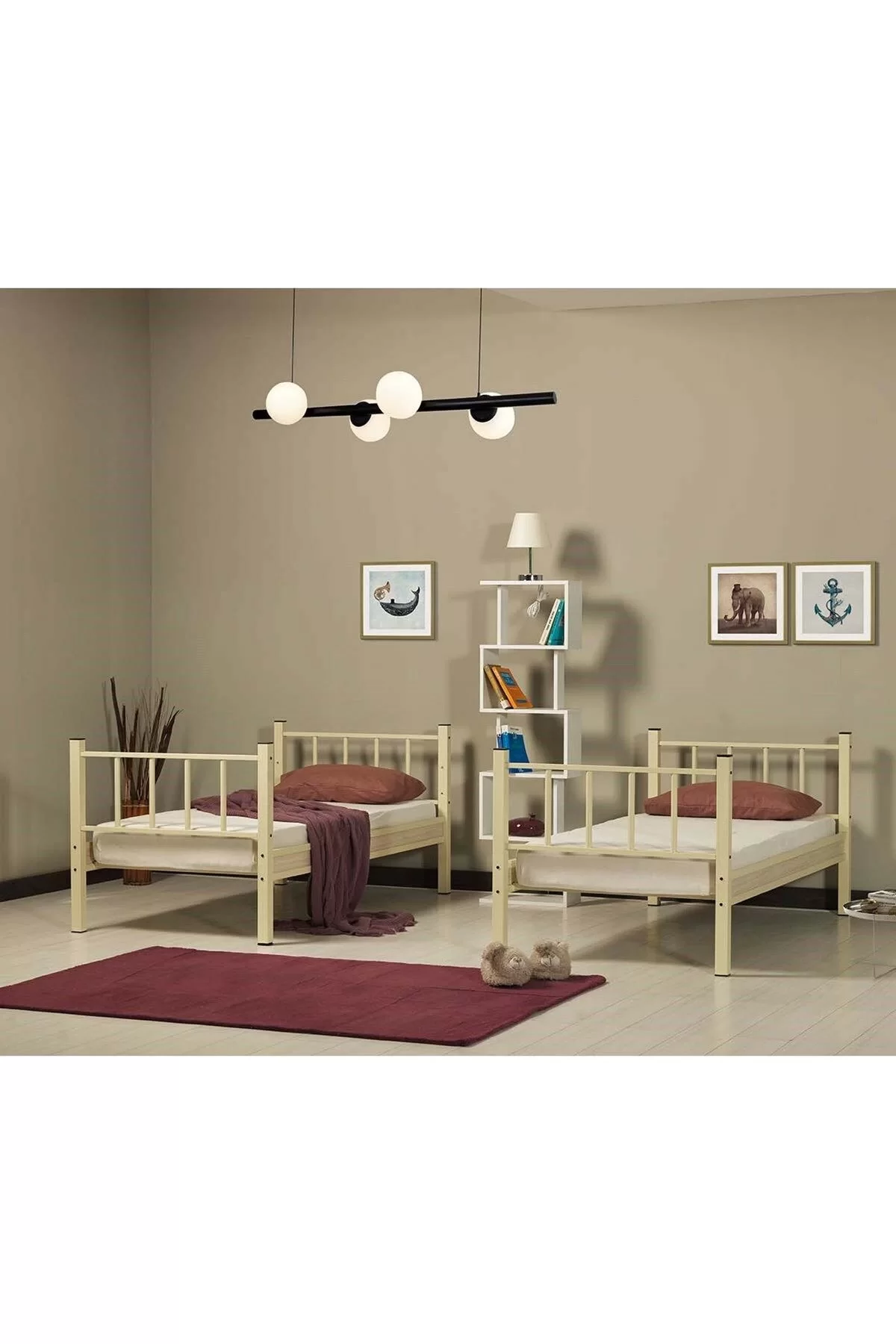 Picture of Yurt Genç Çocuk Odası Metal Ranza Ve Karyola 90x190