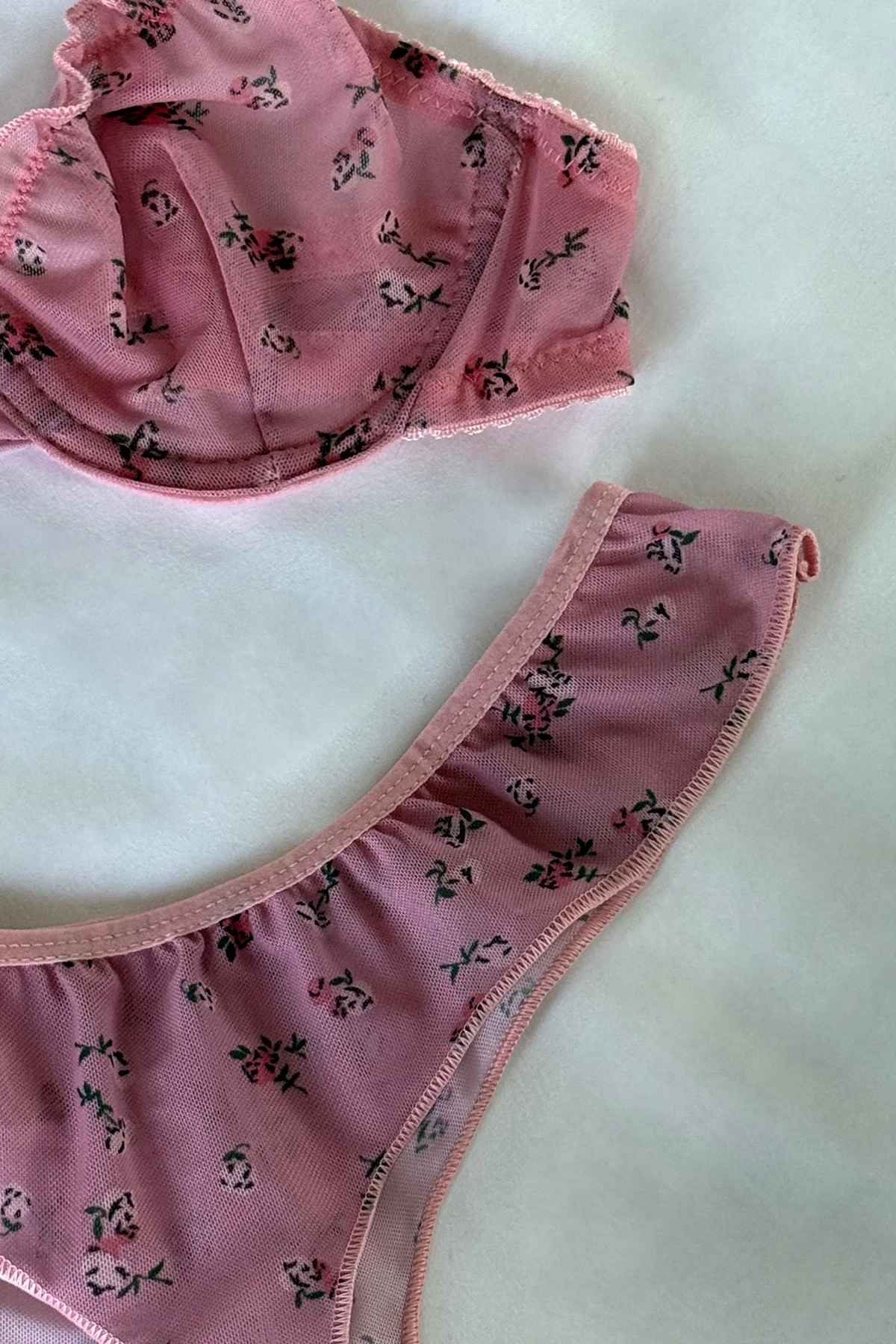 Picture of Pink Flower Detail Underwear