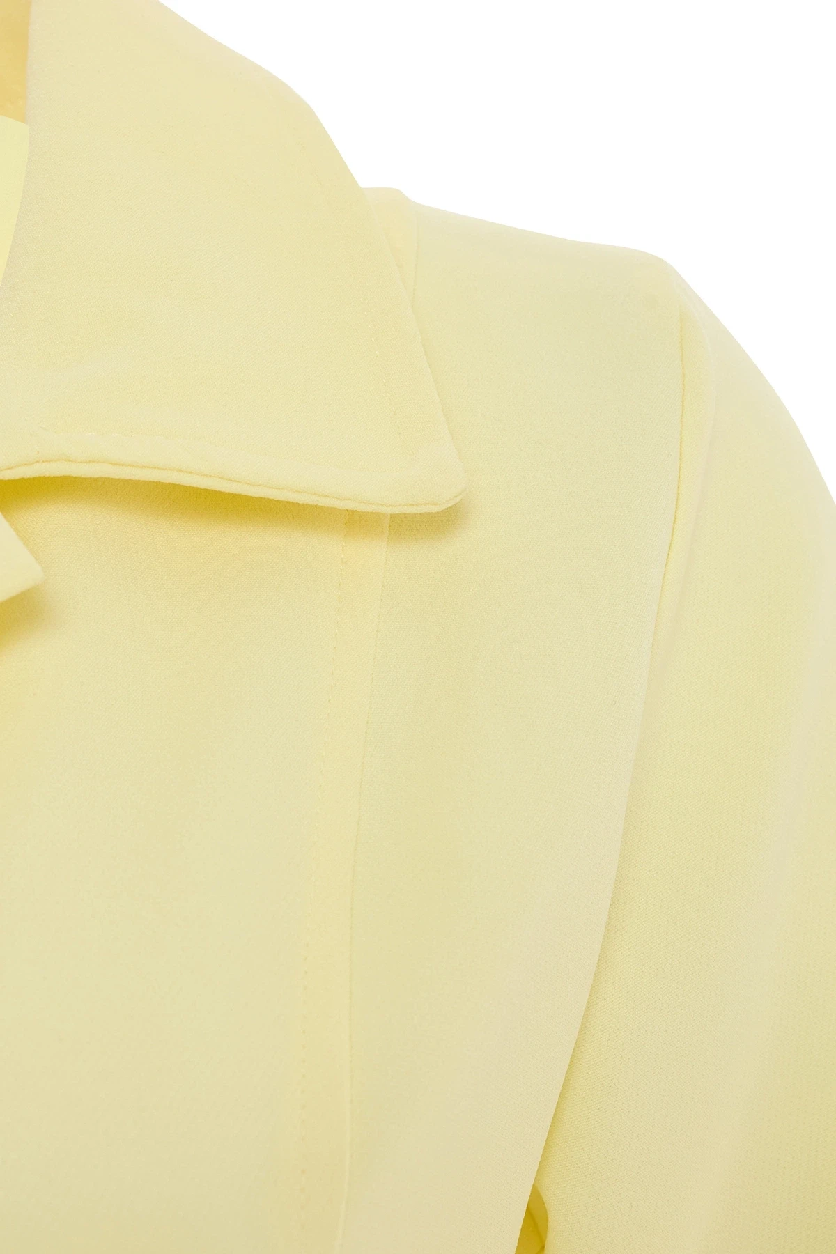 Picture of Yellow Shirt Collar Dress