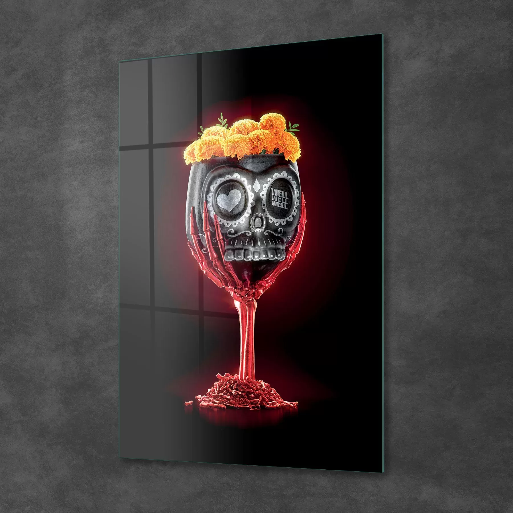 Picture of Decovetro Cam Tablo Mexican Day Of Dead 50x70 cm